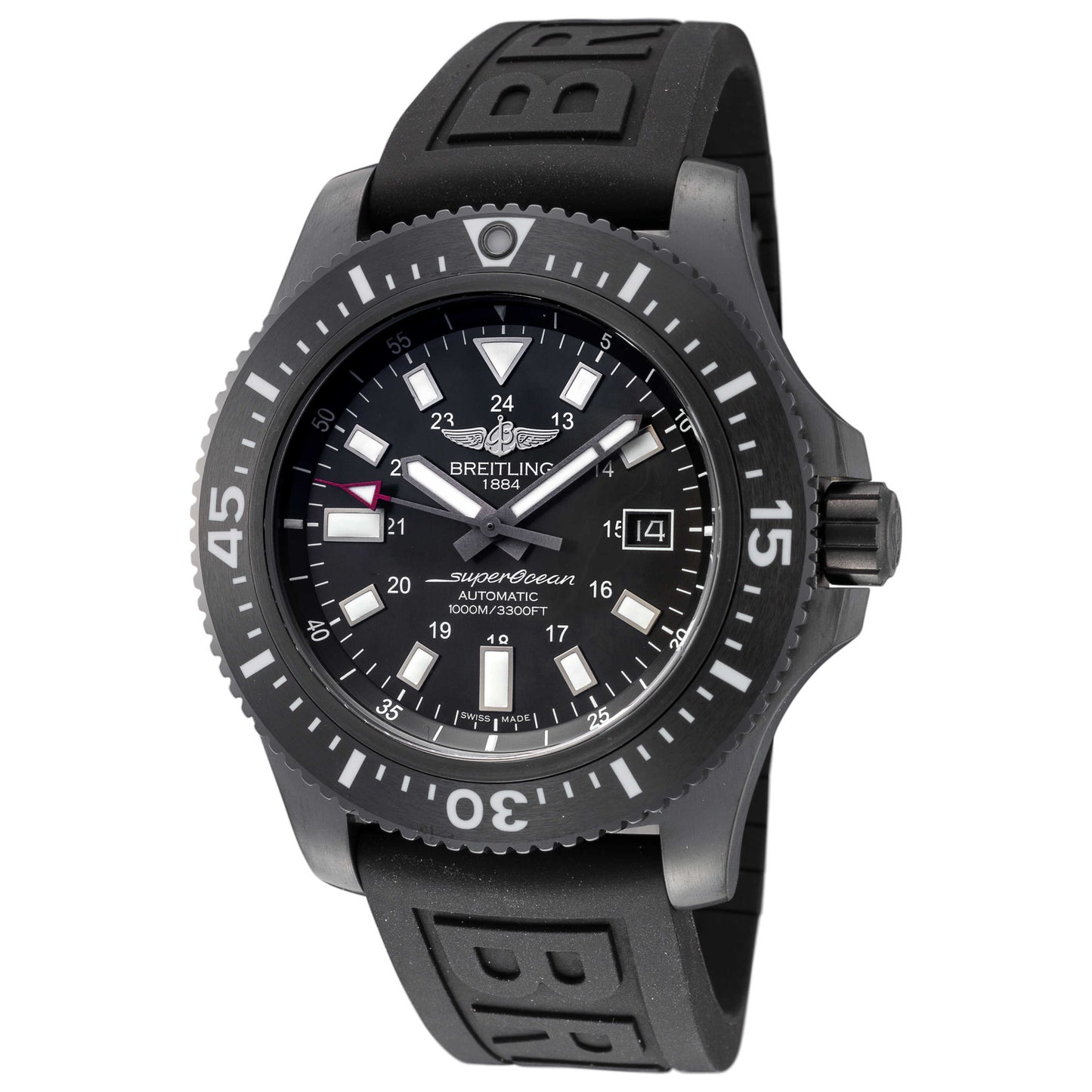 Front view of Breitling Superocean Men's Automatic Watch M17393131B1S1