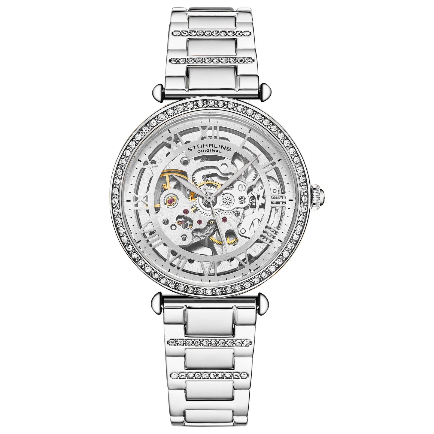 Front view of Stuhrling Legacy Women's Automatic Watch M17856