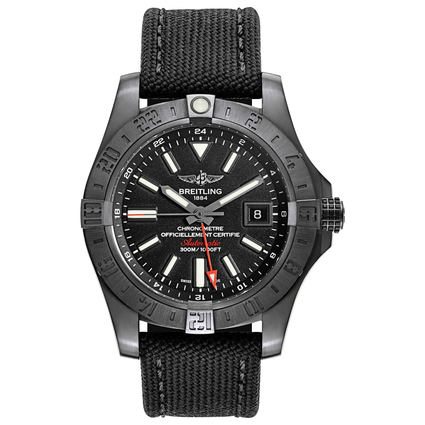 Front view of Breitling Avenger Men's Automatic Watch M3239010-BF04-109W