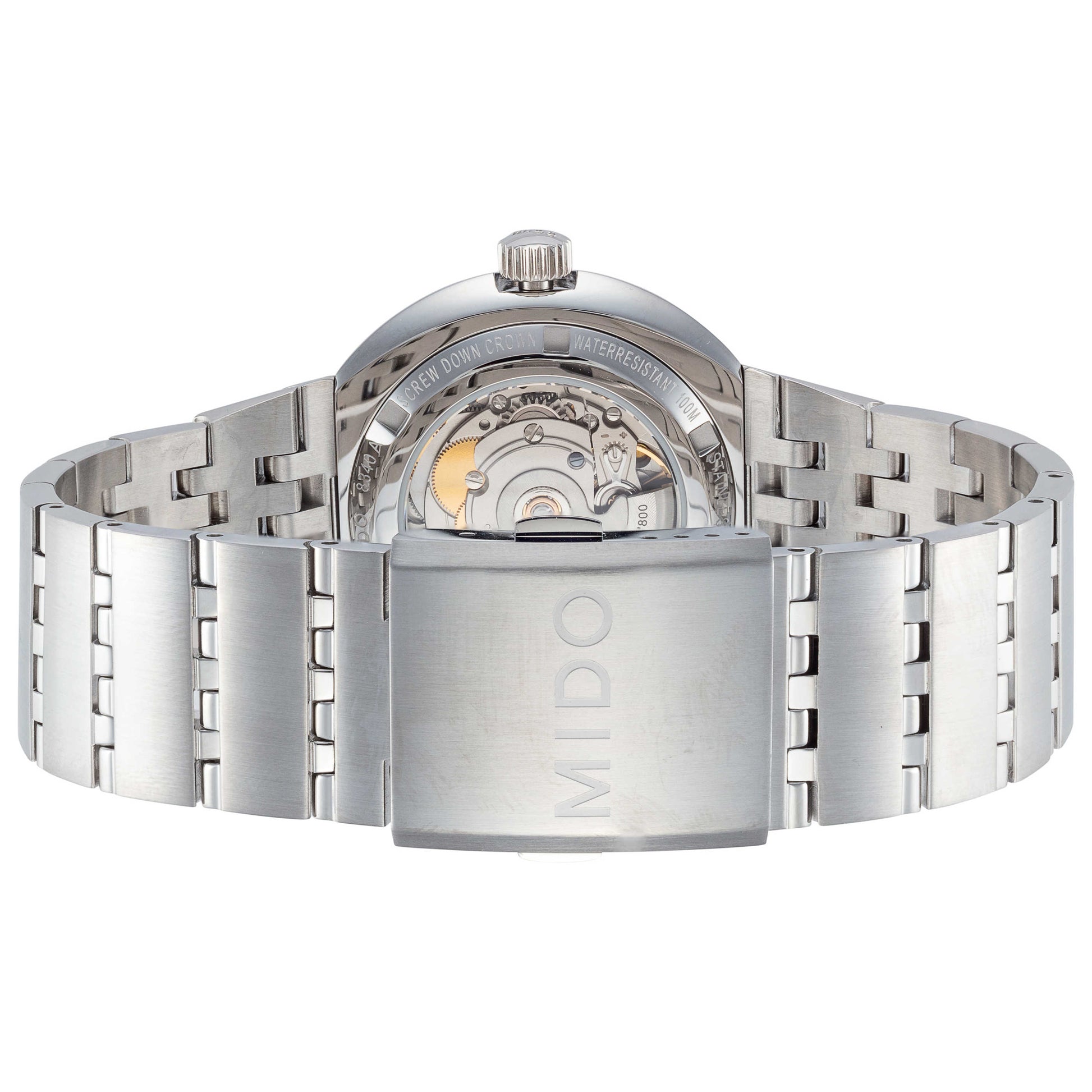 Back view of Mido All Dial Men's Automatic Watch M834041813