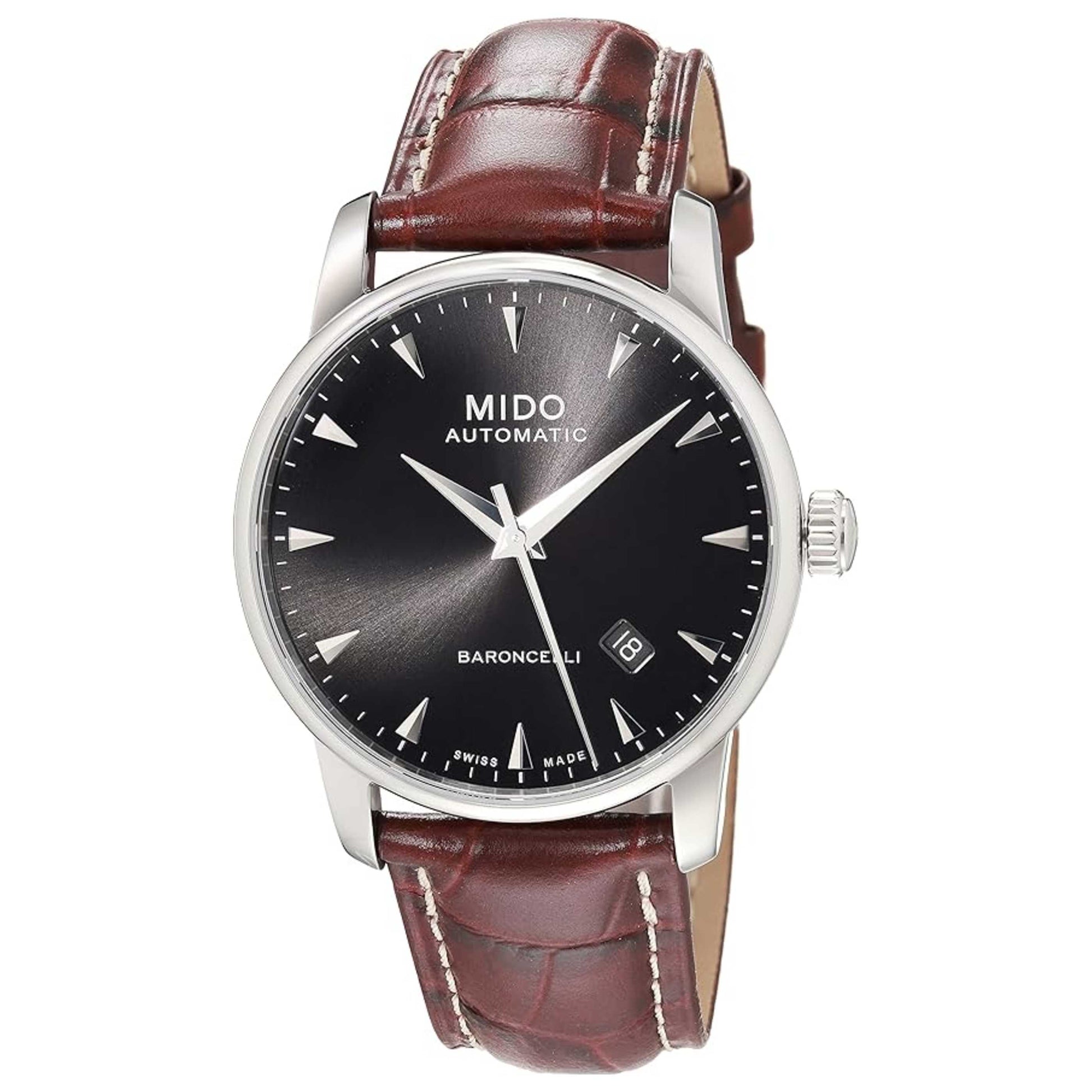 Front view of Mido Baroncelli Men's Automatic Watch M86004188