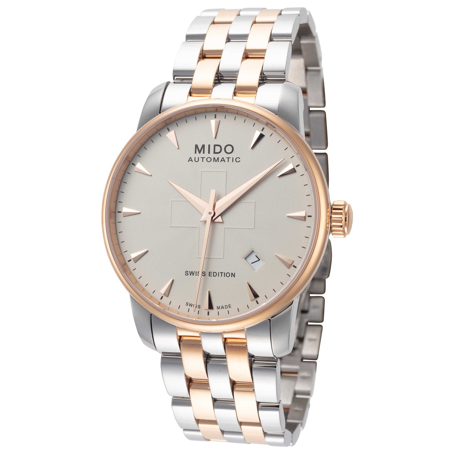 Front view of Mido Baroncelli Men's Automatic Watch M86009S71