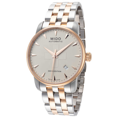 Front view of Mido Baroncelli Men's Automatic Watch M86009S71