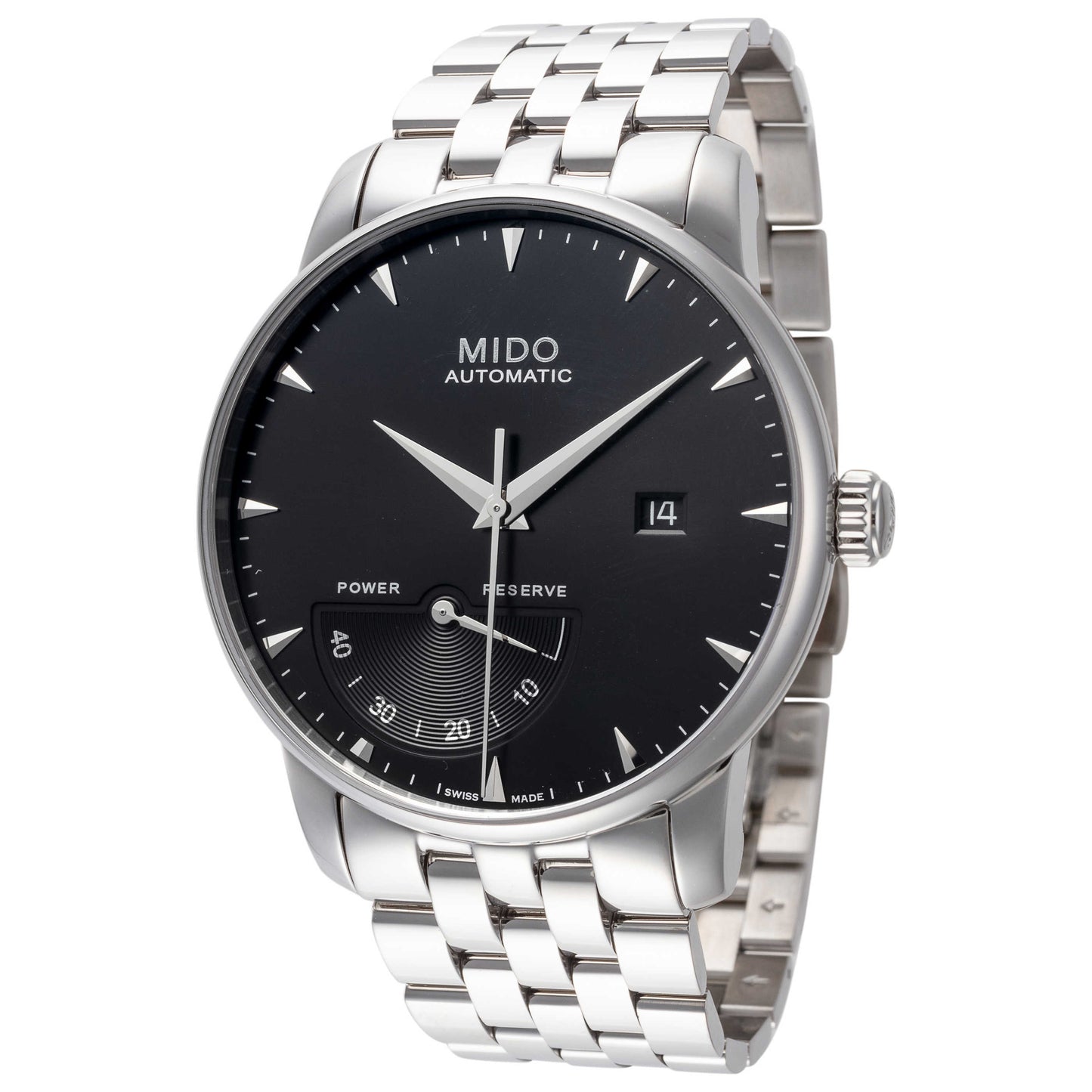 Front view of Mido Baroncelli Men's Automatic Watch M86054181