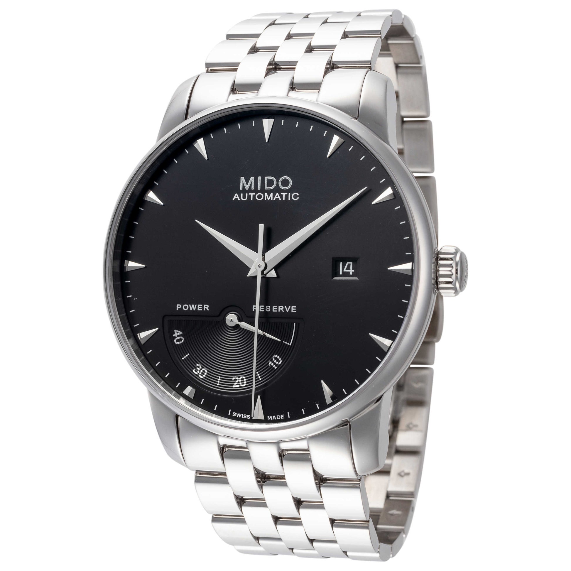 Front view of Mido Baroncelli Men's Automatic Watch M86054181