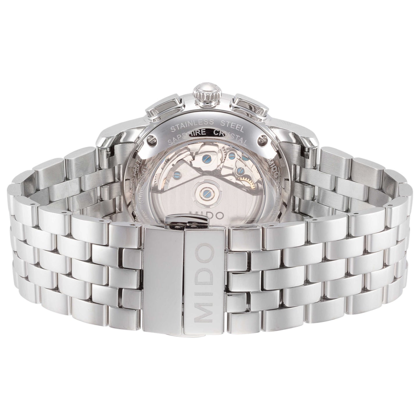 Back view of Mido Baroncelli Men's Automatic Watch M860741112