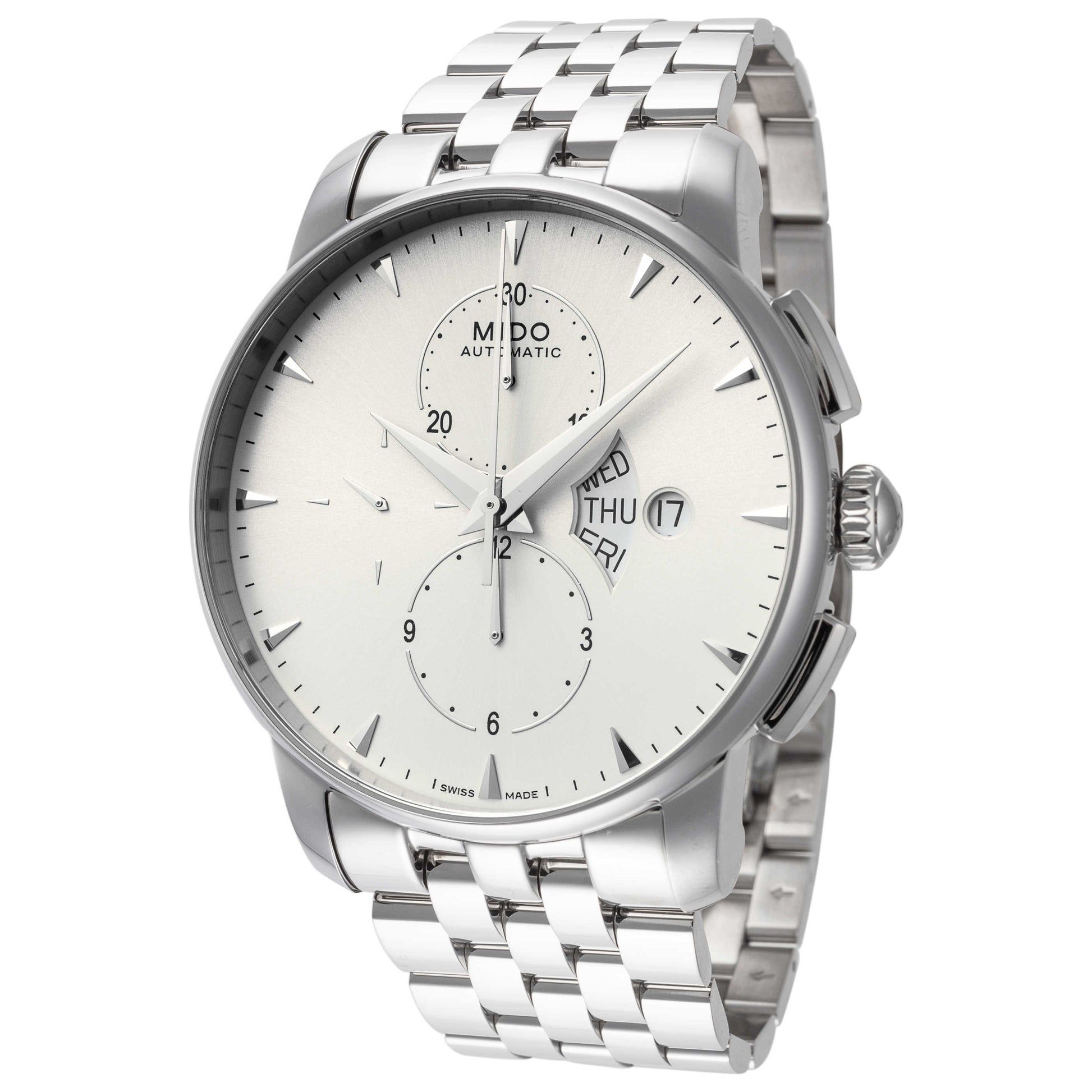 Front view of Mido Baroncelli Men's Automatic Watch M860741112