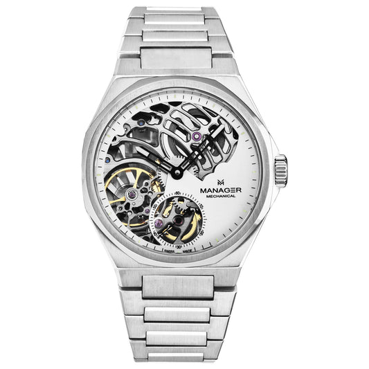 Front view of Manager Revolution Men's Manual-Wind Watch MAN-RM-04-SM