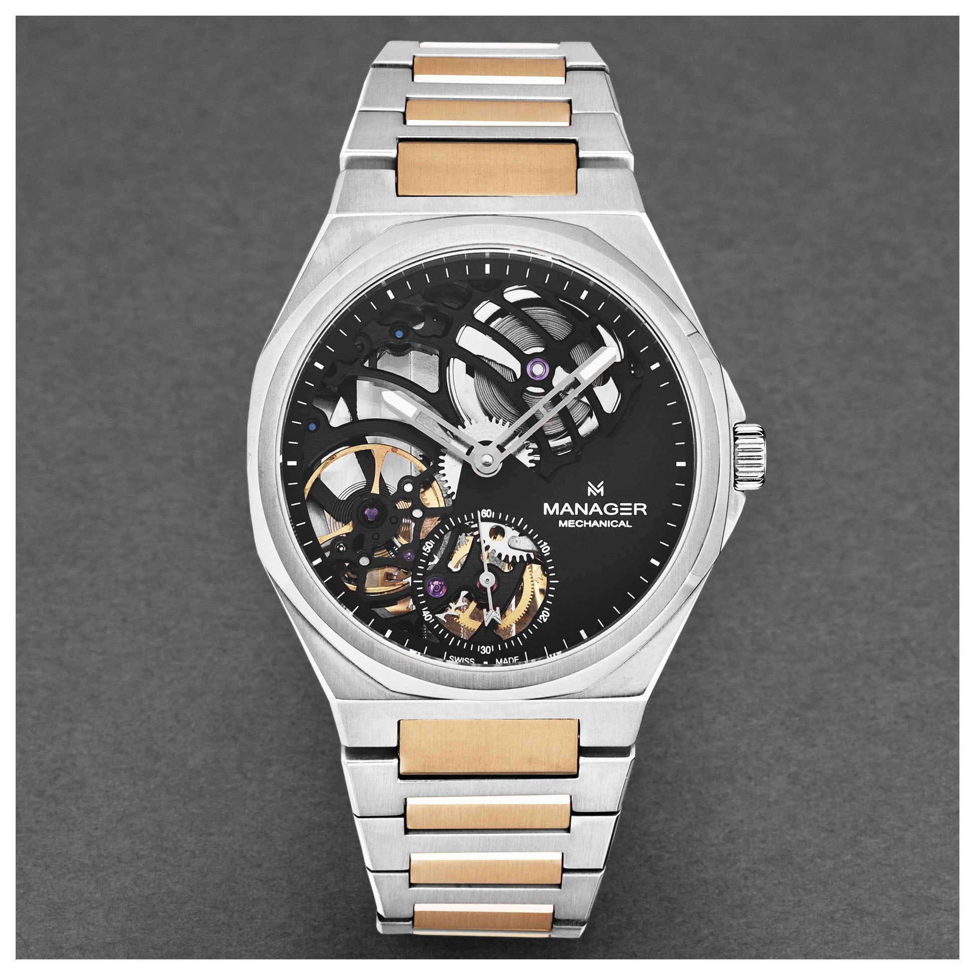 Manager Revolution Men's Automatic Watch MAN-RM-06-BM - Image #3