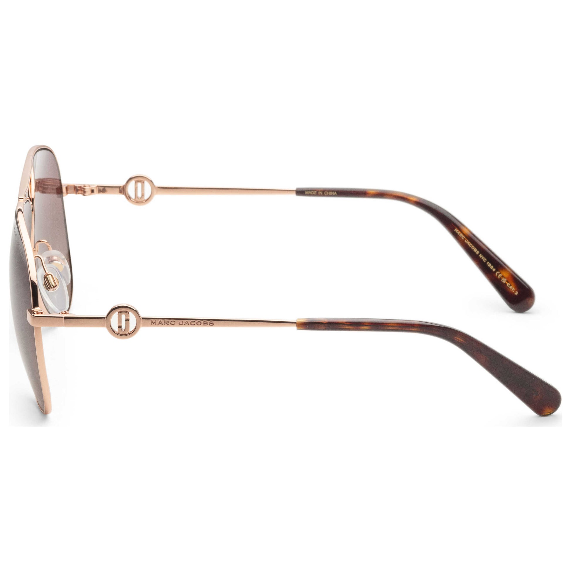 Left view of Marc Jacobs Fashion Women's Sunglasses MARC653S-001Q-HA