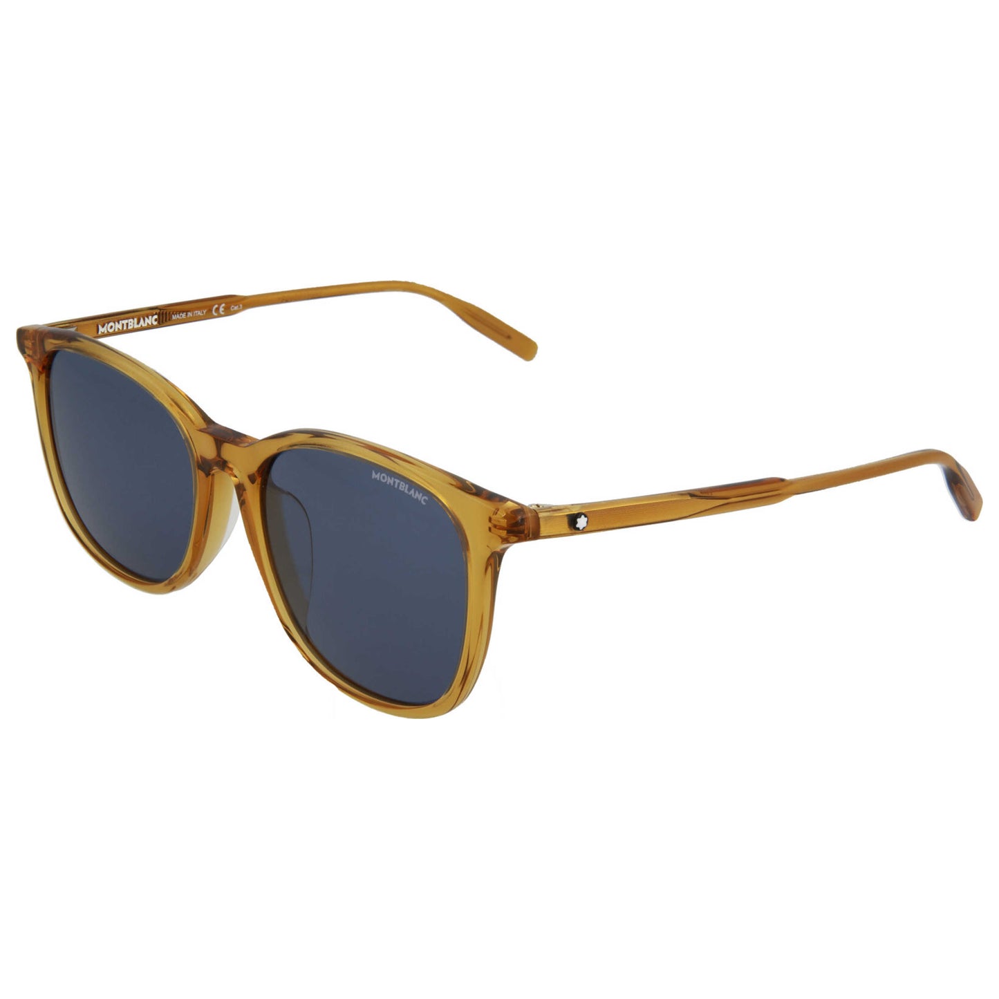 Front view of Montblanc Fashion Men's Sunglasses MB0006SA-30007001-004