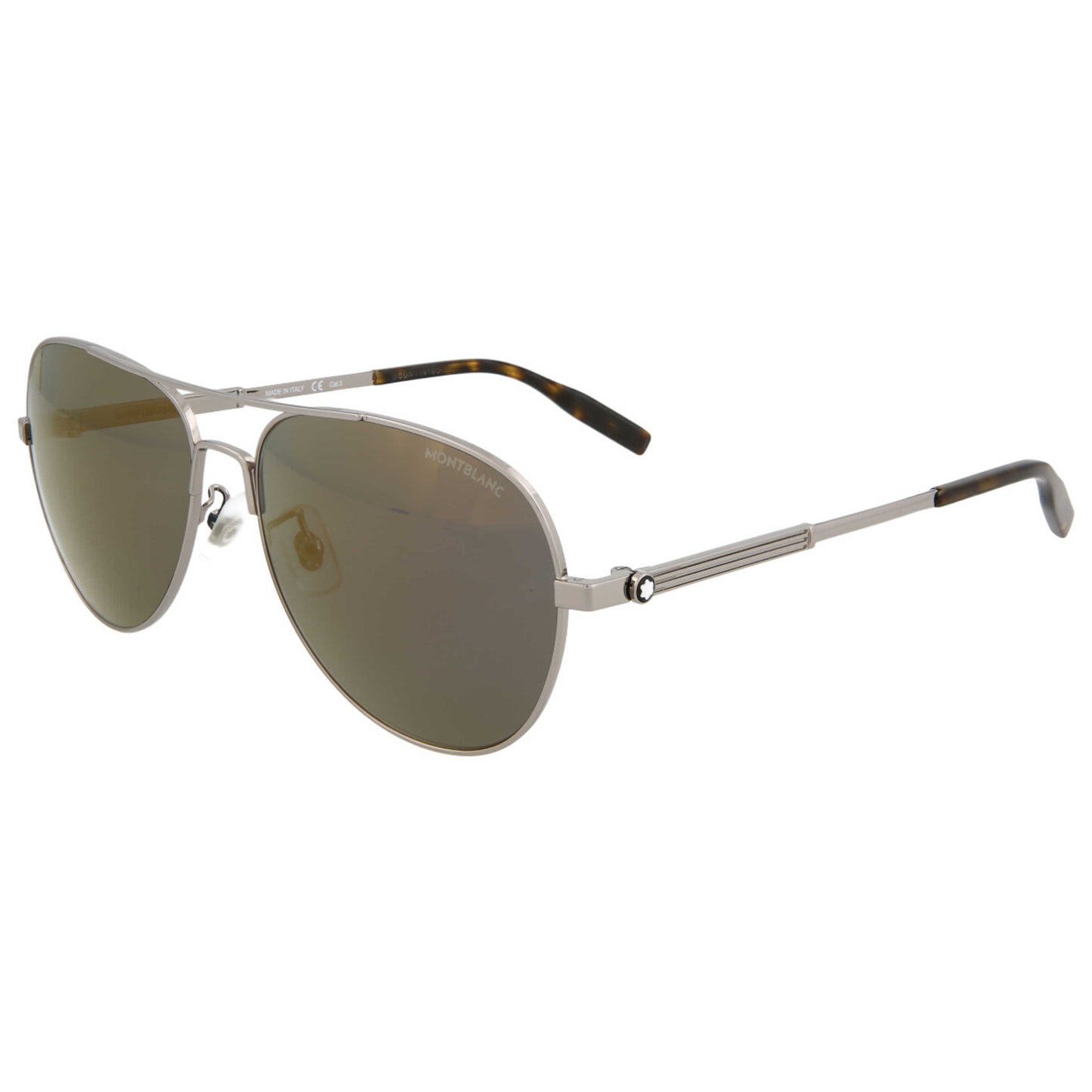Front view of Montblanc Fashion Men's Sunglasses MB0027S-30006716-009