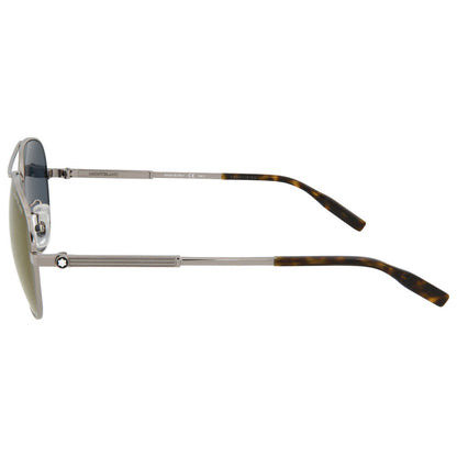 Montblanc Fashion Men's Sunglasses MB0027S-30006716-009 - Image #4