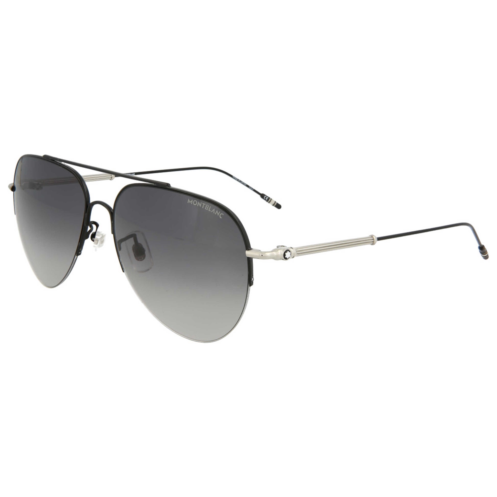 Front view of Montblanc Fashion Men's Sunglasses MB0037S-30006712-003
