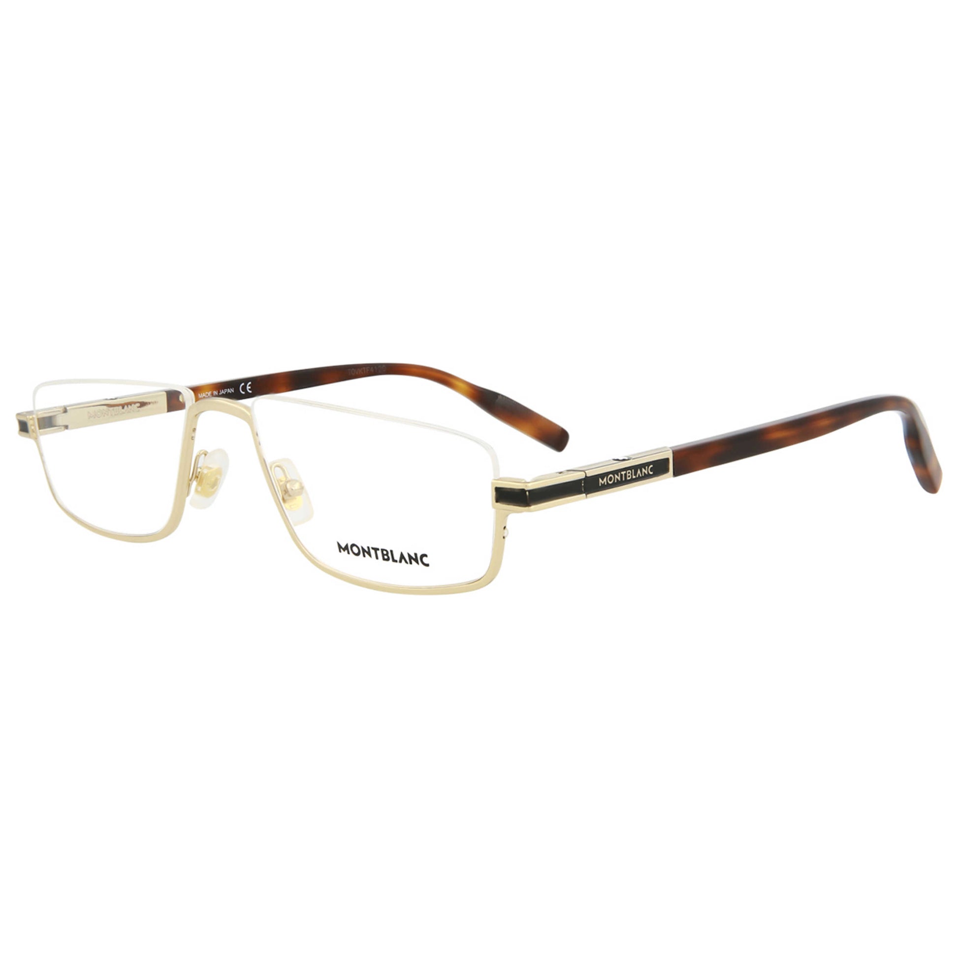 Front view of Montblanc Core Men's Opticals MB0044O-30006922-002
