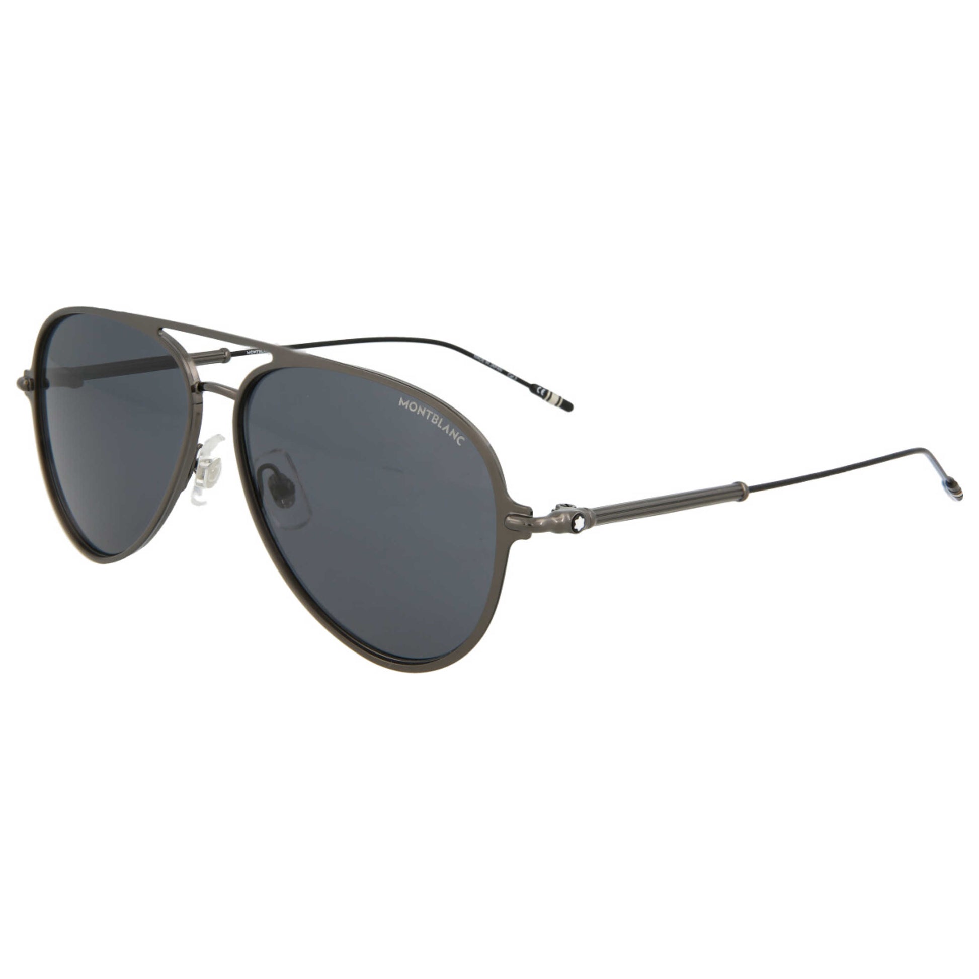 Front view of Montblanc Fashion Men's Sunglasses MB0059S-30007964-001