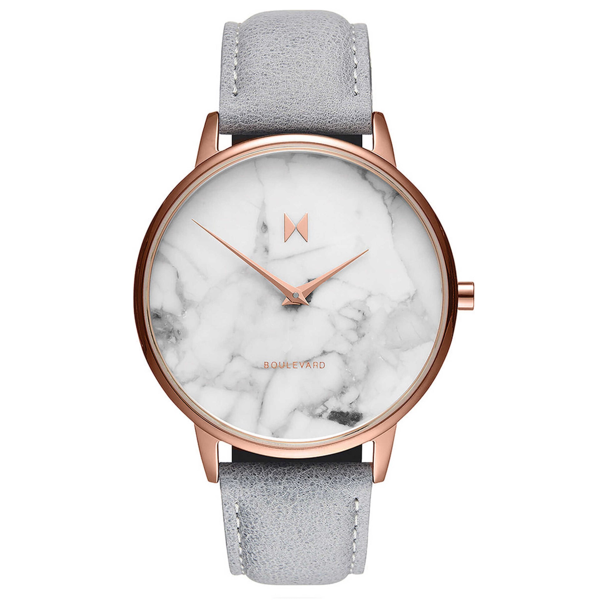 Front view of MVMT Boulevard Beverly Women's Quartz Watch MB01-RGLAMA