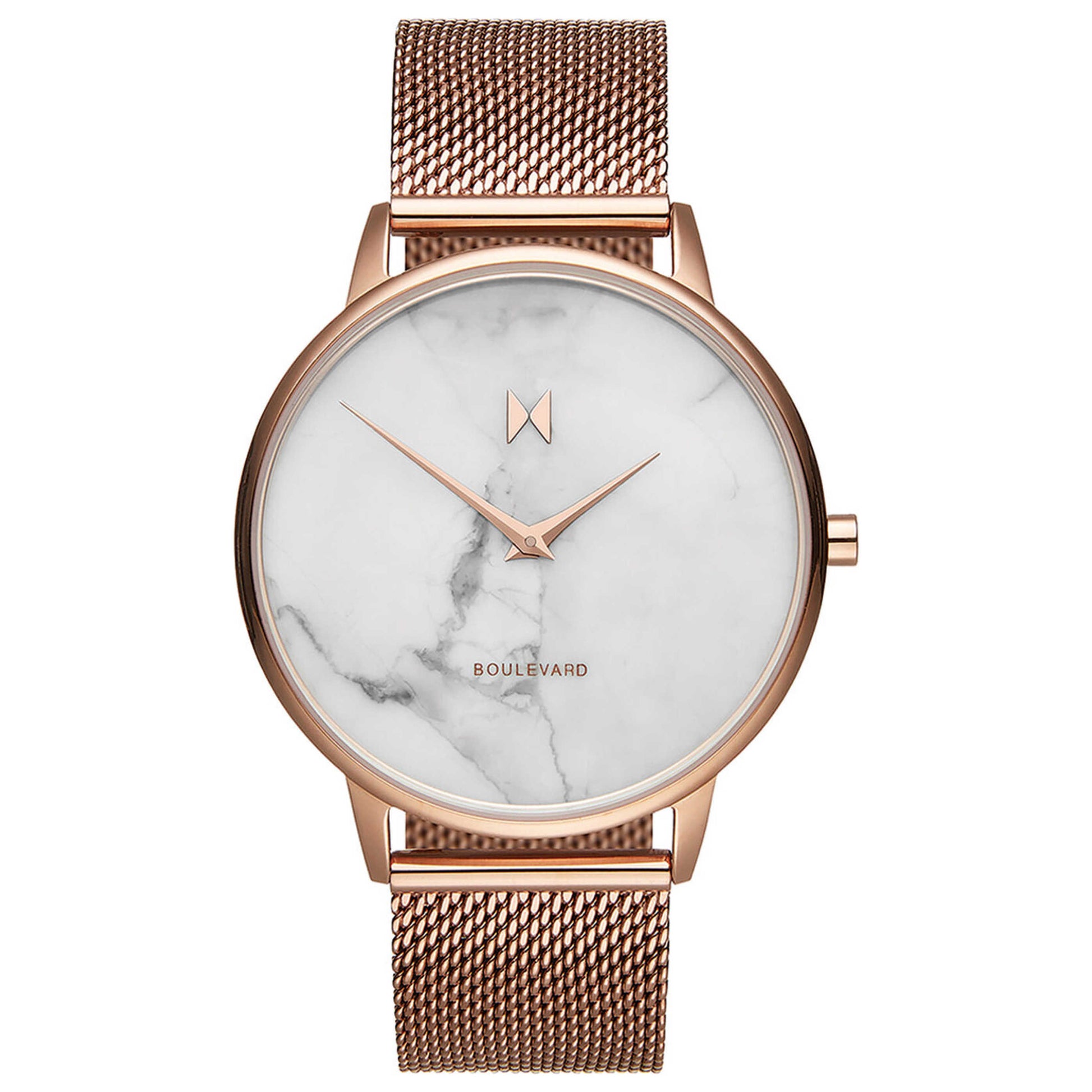 Front view of MVMT Boulevard Malibu Women's Quartz Watch MB01-RGMA