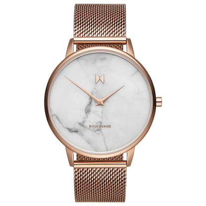 Front view of MVMT Boulevard Malibu Women's Quartz Watch MB01-RGMA