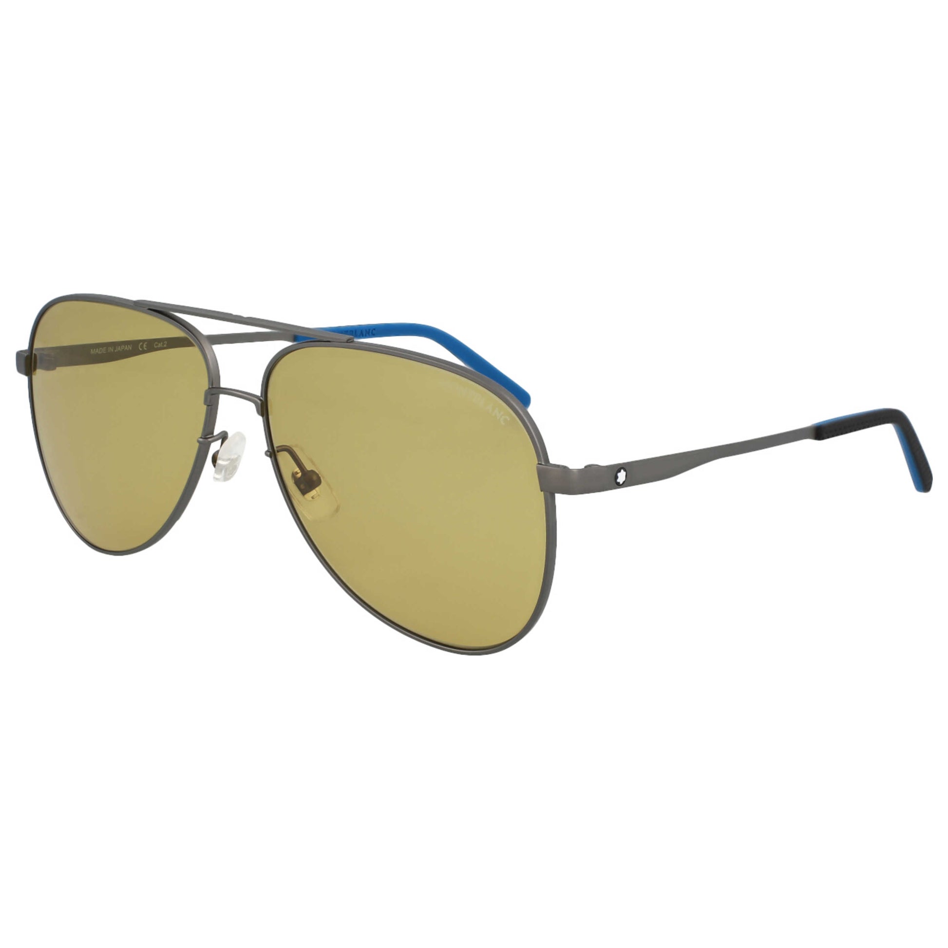 Front view of Montblanc Core Men's Sunglasses MB0103S-30008469-004