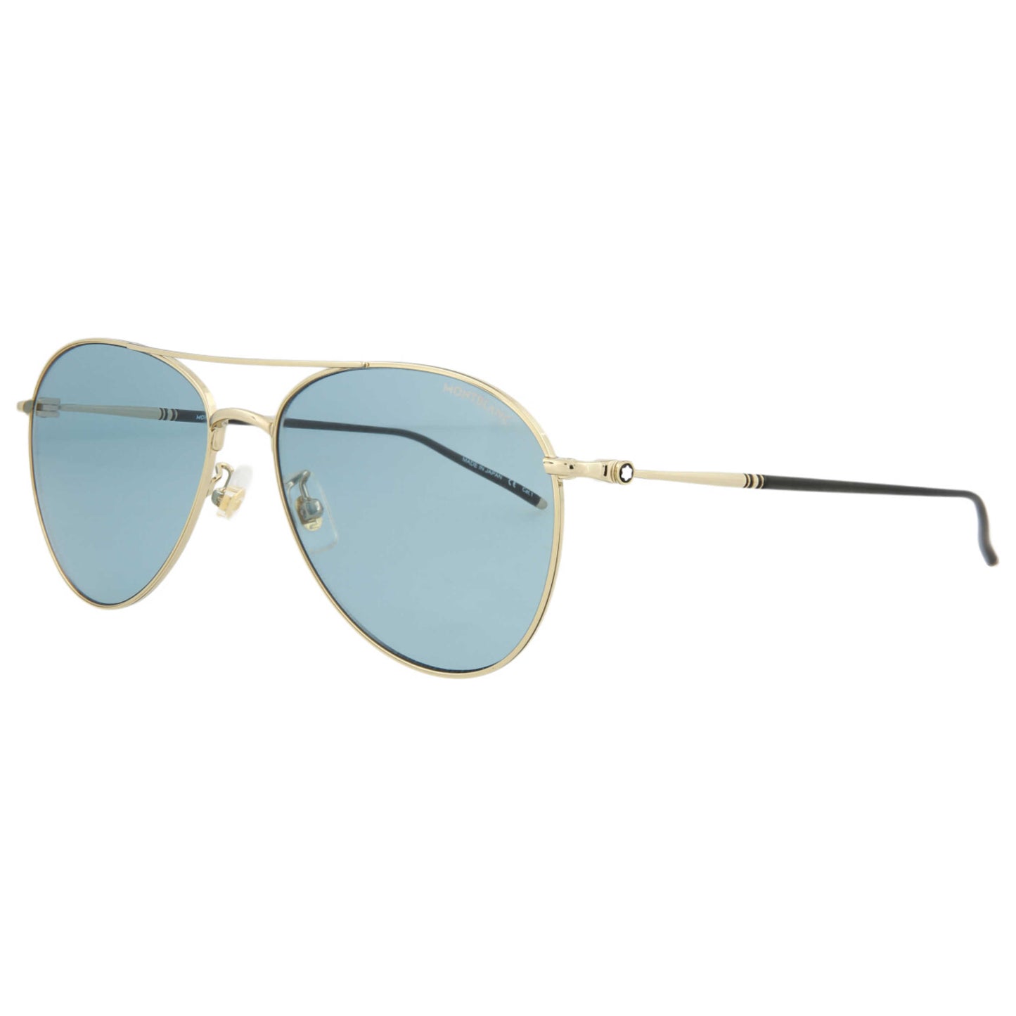 Front view of Montblanc Fashion Men's Sunglasses MB0128S-30009093-008