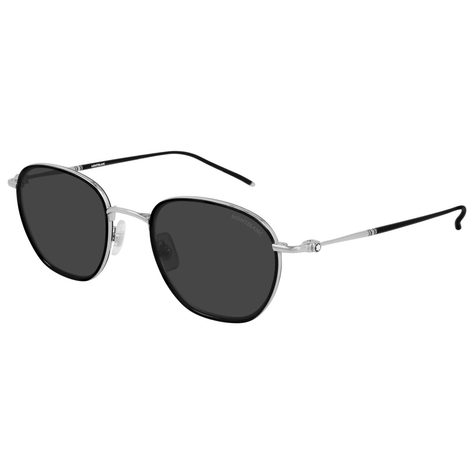 Front view of Montblanc Fashion Men's Sunglasses MB0160S-005-52