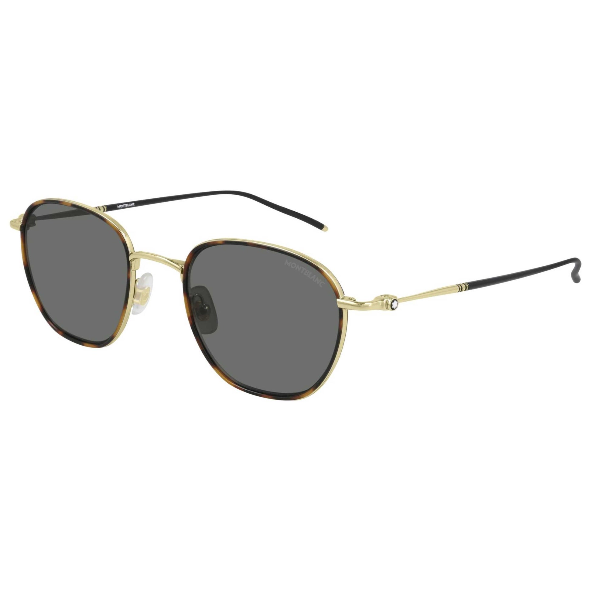 Front view of Montblanc Fashion Men's Sunglasses MB0160S-006-52