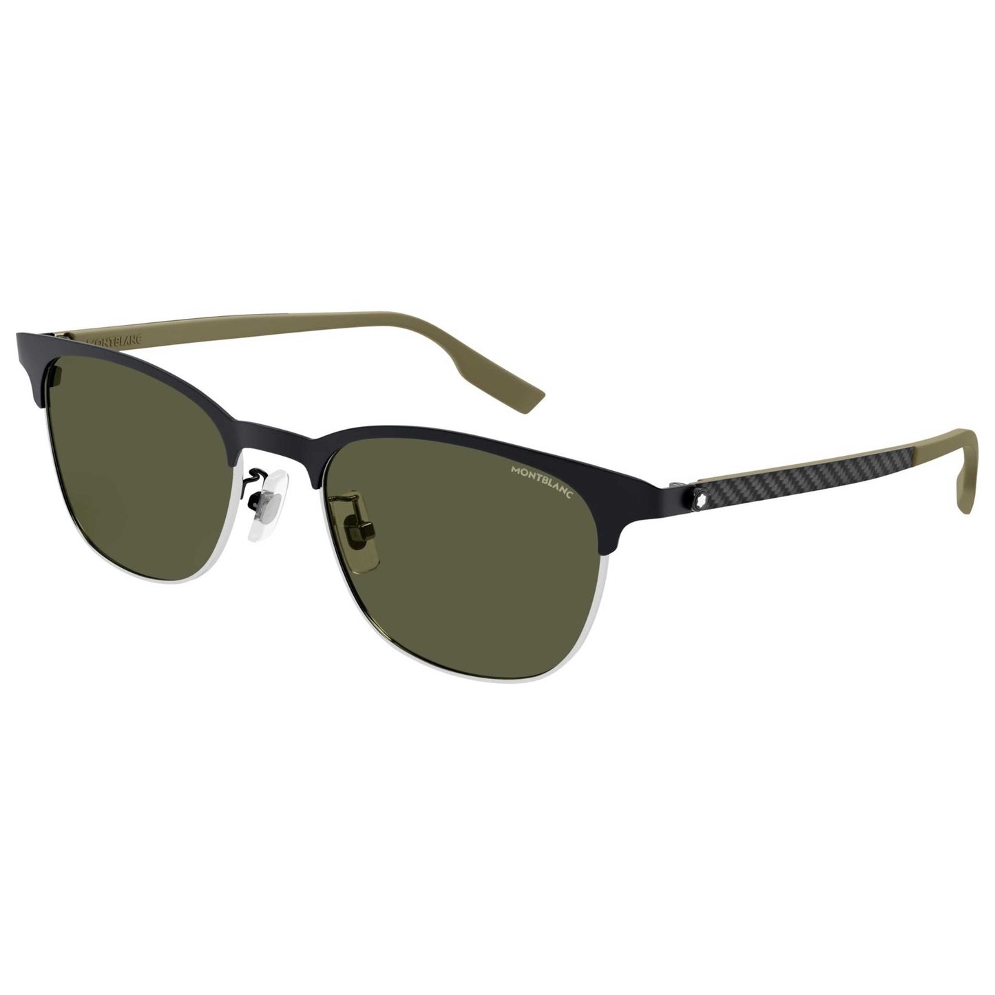 Front view of Montblanc Fashion Men's Sunglasses MB0183S-004-53