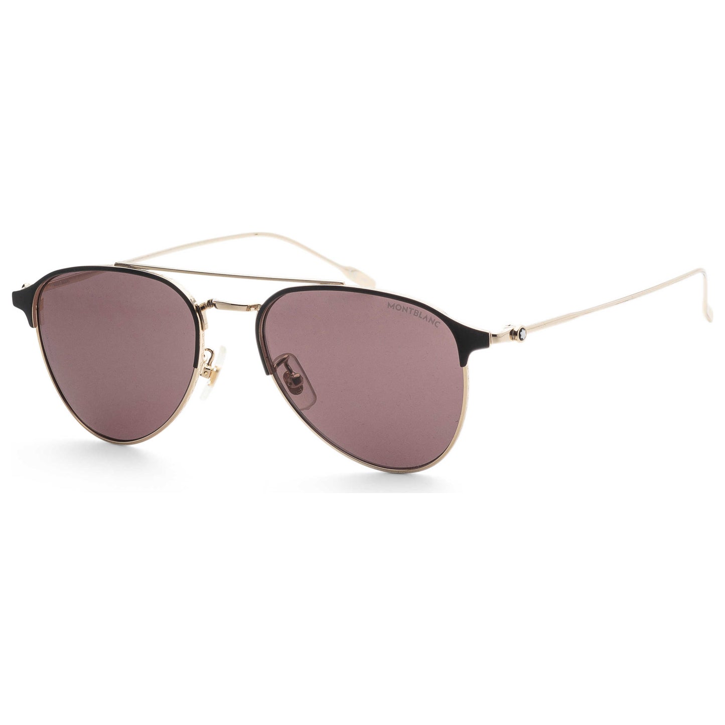 Front view of Montblanc Fashion Men's Sunglasses MB0190S-001-55