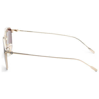 Left view of Montblanc Fashion Men's Sunglasses MB0190S-001-55