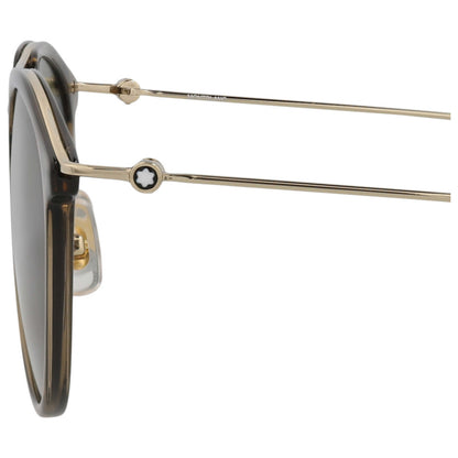 Montblanc Fashion Men's Sunglasses MB0204S-30012073-004 - Image #3