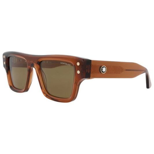 Front view of Montblanc Men's Sunglasses MB0253S-30014159-006