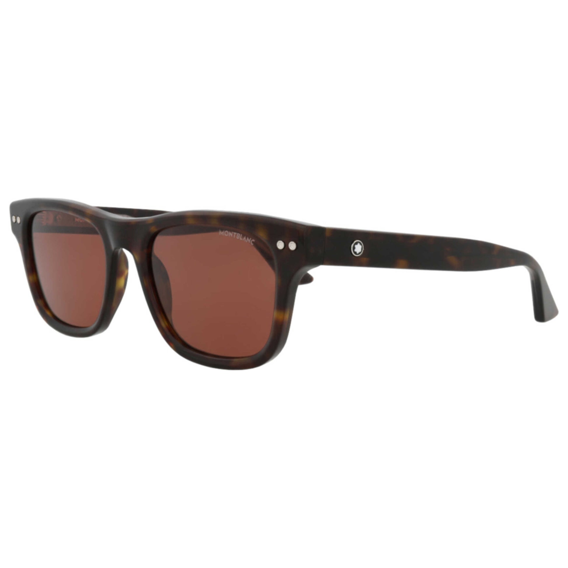 Front view of Montblanc Men's Sunglasses MB0254S-30014160-007