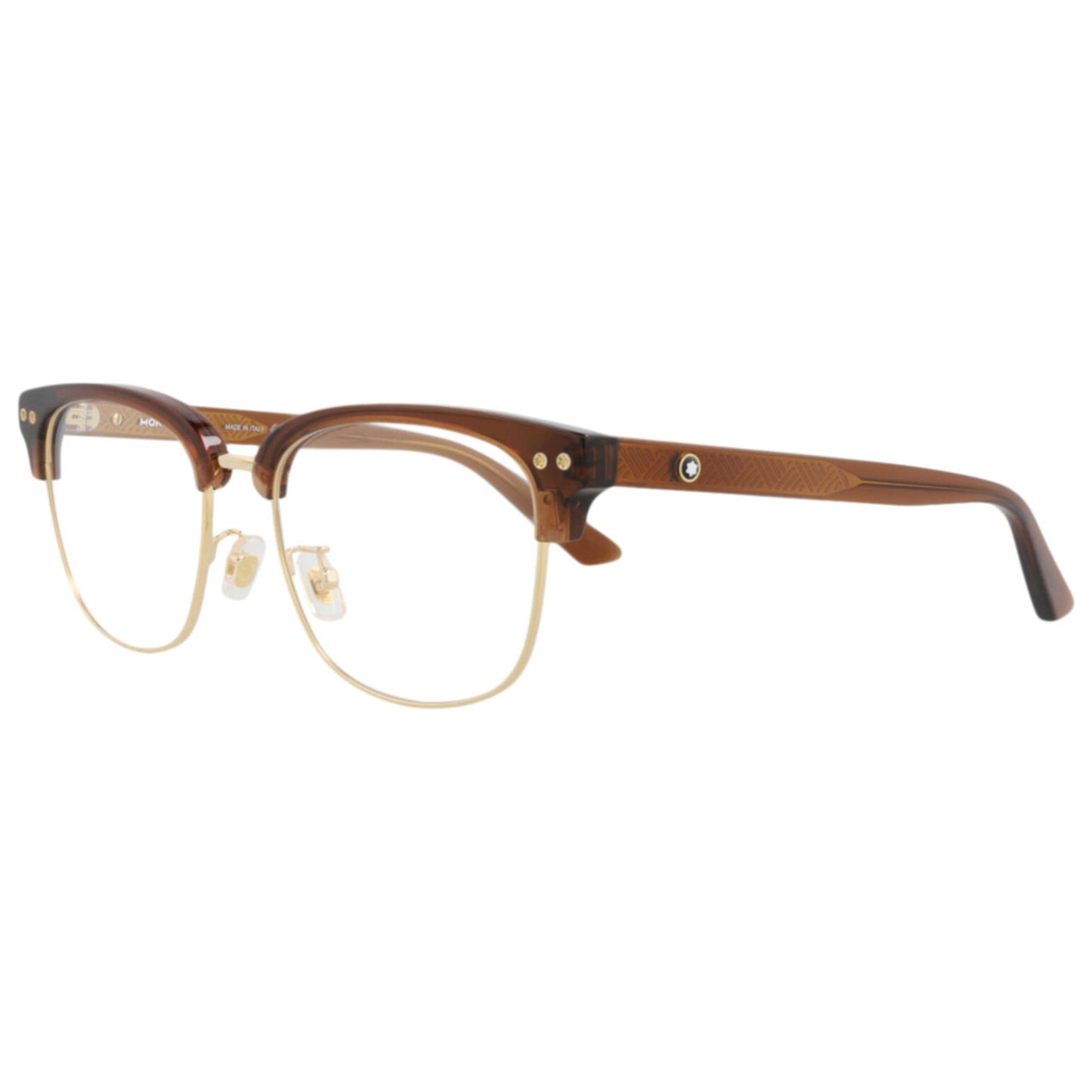Front view of Montblanc Men's Eyeglasses MB0259OK-30014170-007