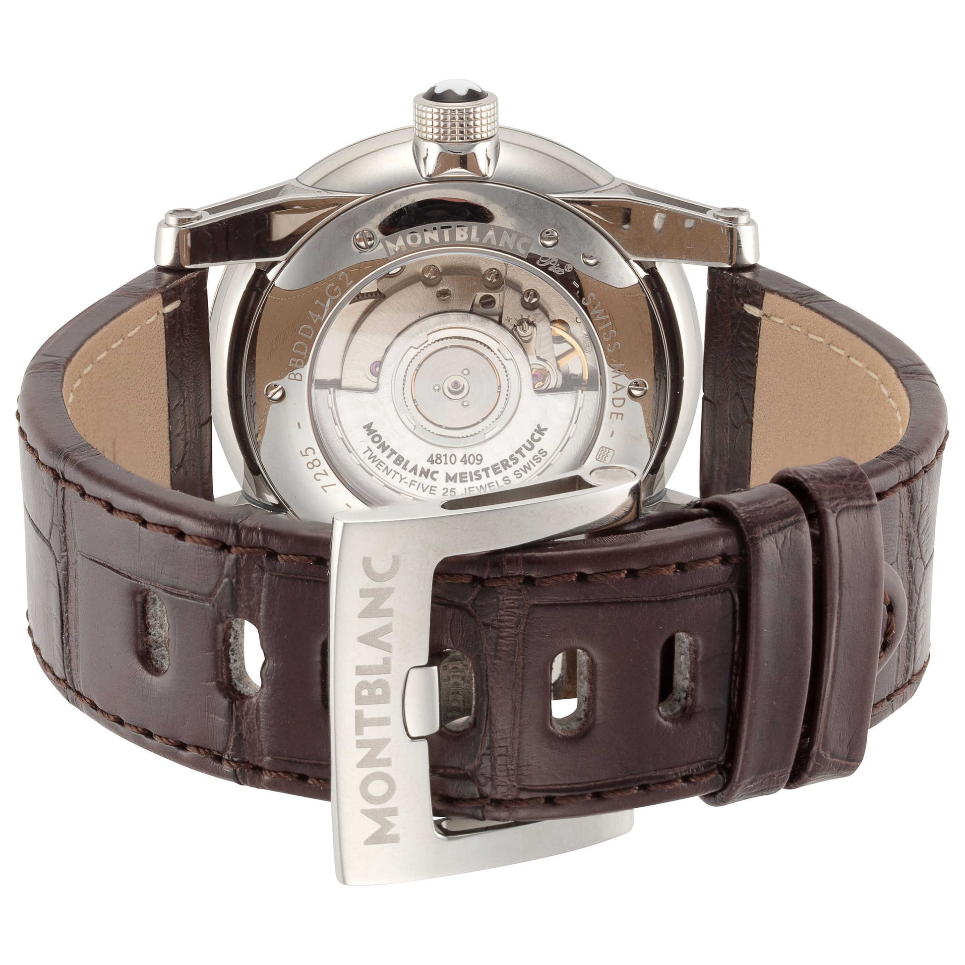 Back view of Montblanc Timewalker Men's Automatic Watch MB110338