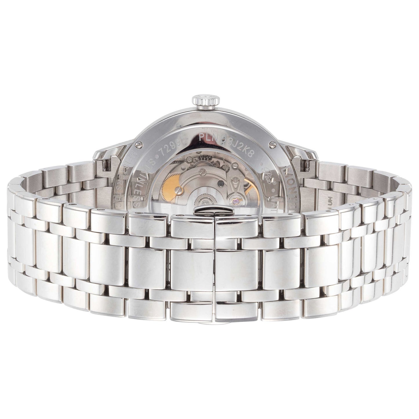 Back view of Montblanc Meisterstuck Men's Automatic Watch MB110696