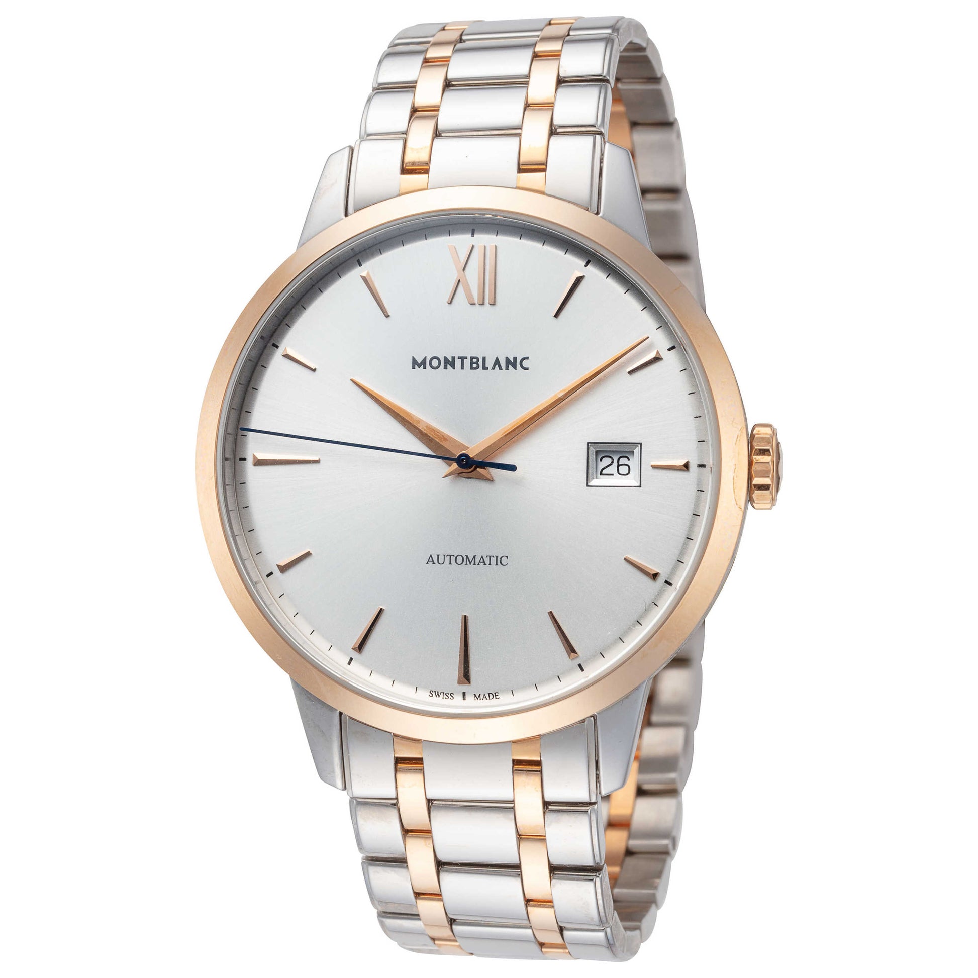 Front view of Montblanc Heritage Men's Automatic Watch MB111625