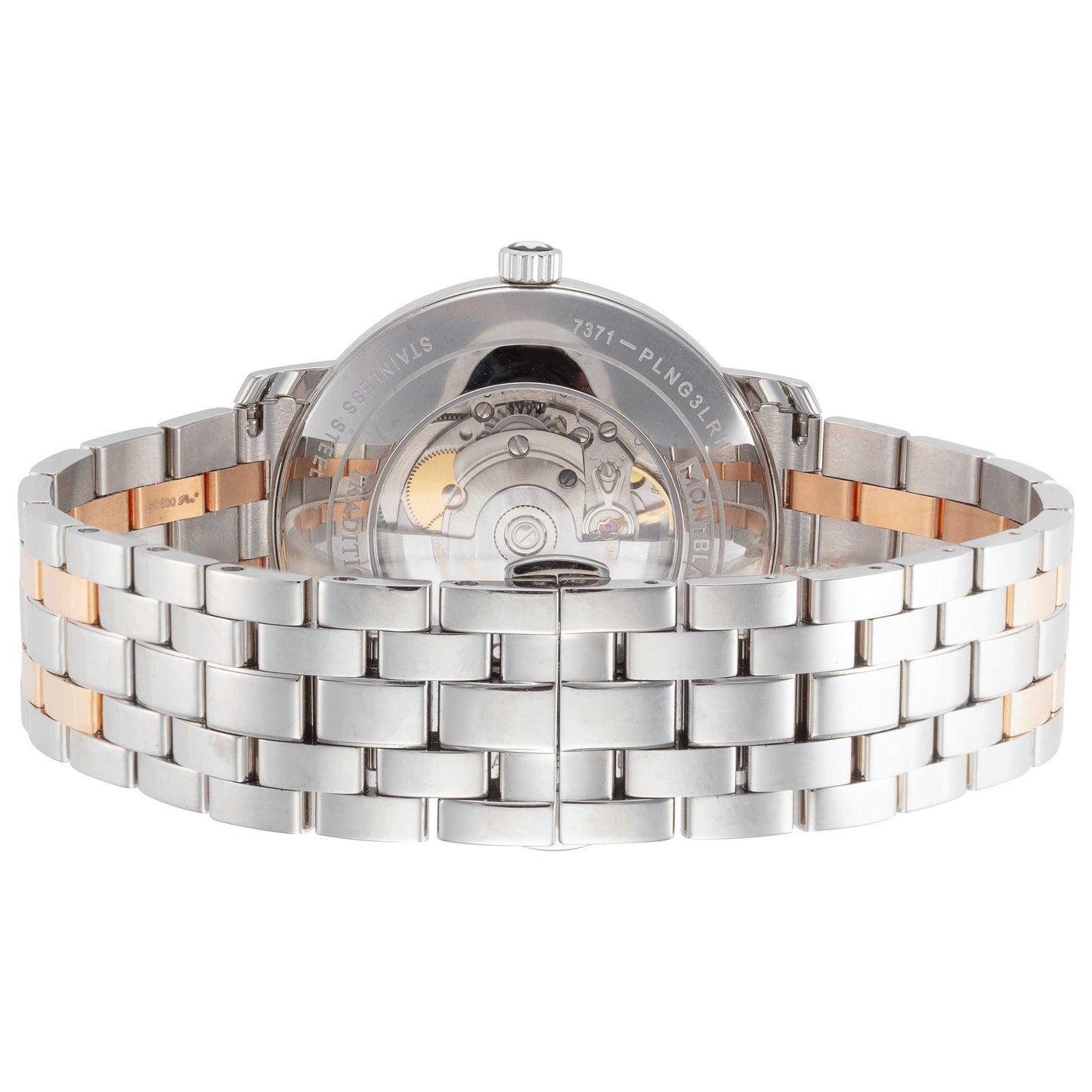 Back view of Montblanc Tradition Men's Automatic Watch MB114337
