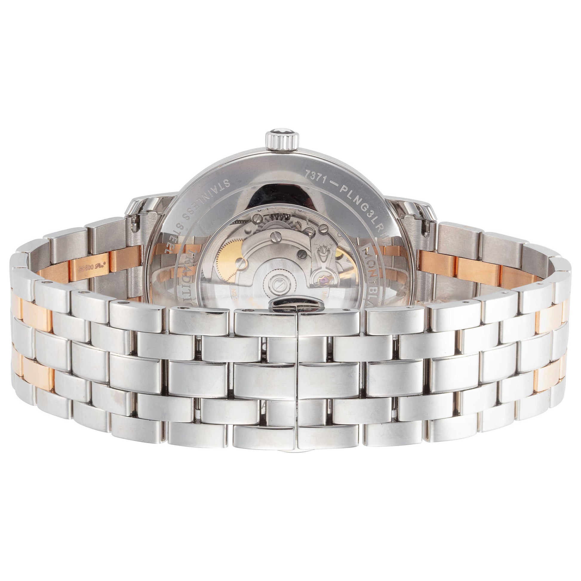 Back view of Montblanc Tradition Men's Automatic Watch MB114337