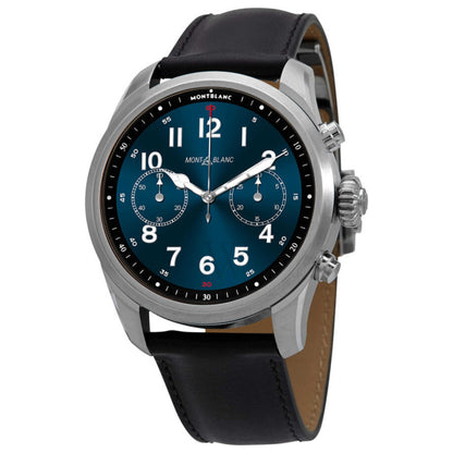 Front view of Montblanc Summit 2 Men's Smartwatch MB124311