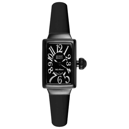 Front view of Glam Rock Miami Beach Art Deco Women's Quartz Watch MBD27026