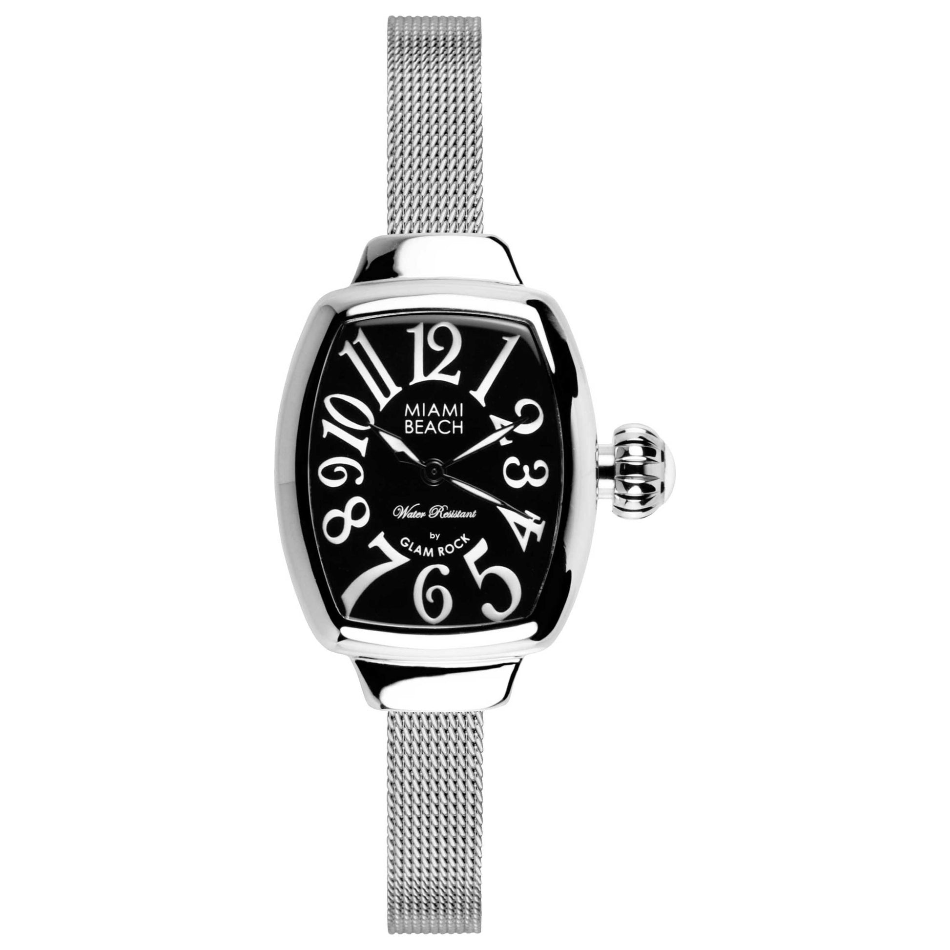 Front view of Glam Rock Miami Beach Art Deco Women's Quartz Watch MBD27052