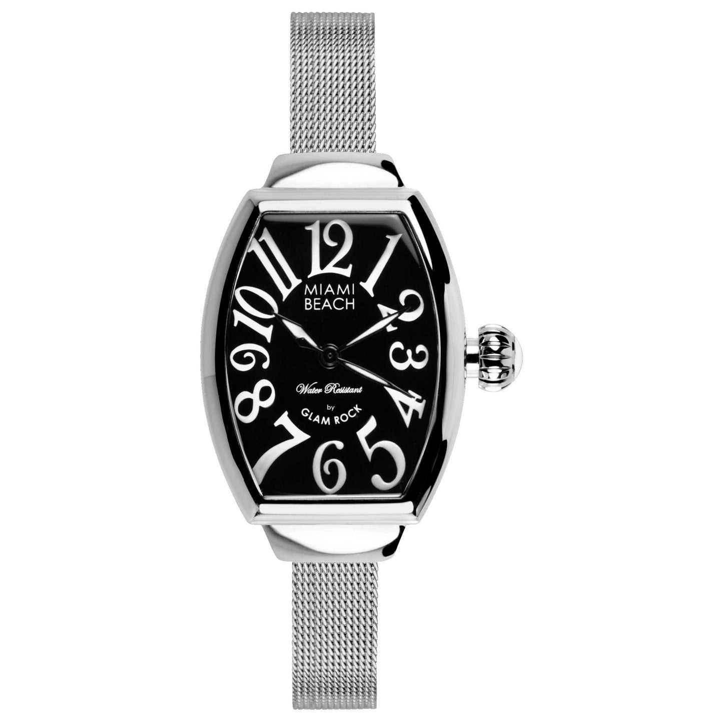 Front view of Glam Rock Miami Beach Art Deco Women's Quartz Watch MBD27058