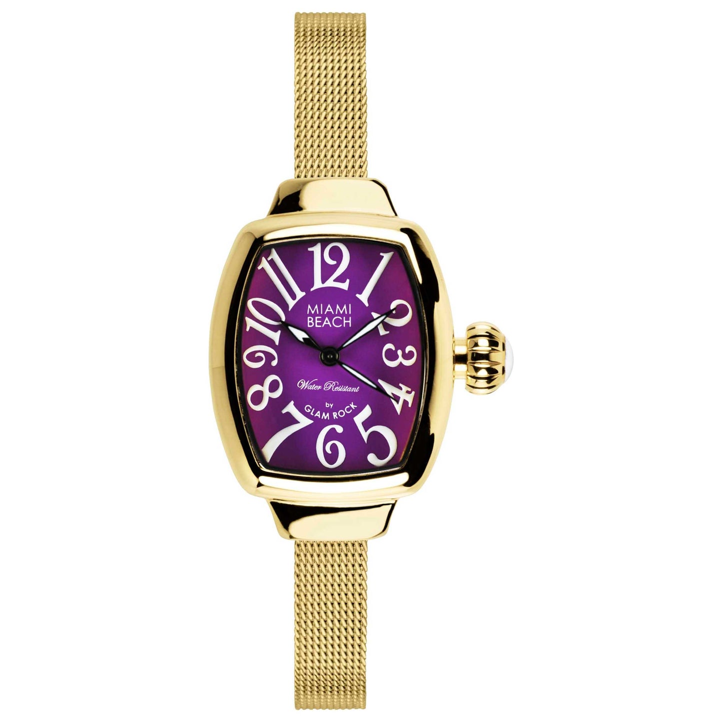 Front view of Glam Rock Miami Beach Women's Quartz Watch MBD27072