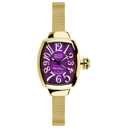 Front view of Glam Rock Miami Beach Women's Quartz Watch MBD27072
