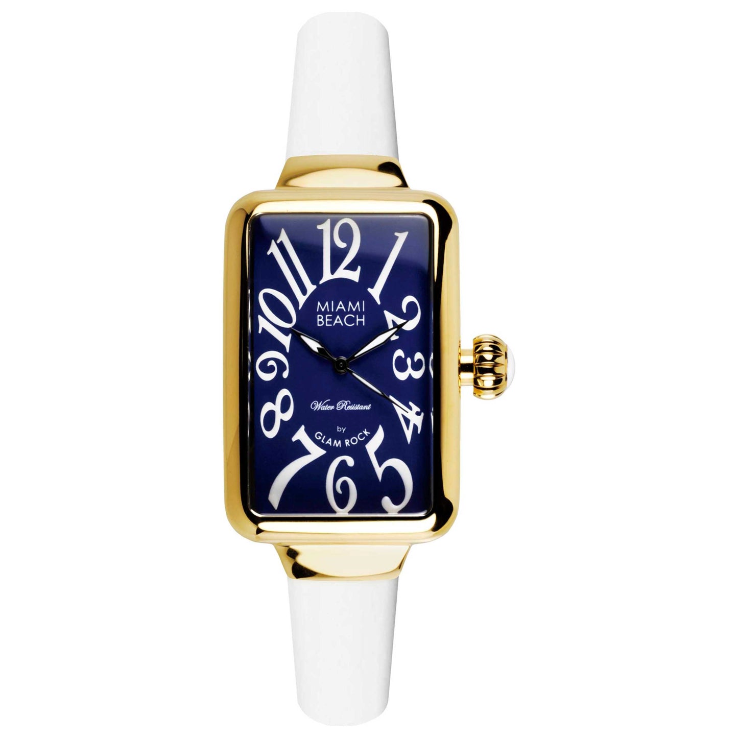 Front view of Glam Rock Miami Beach Art Deco Women's Quartz Watch MBD27133