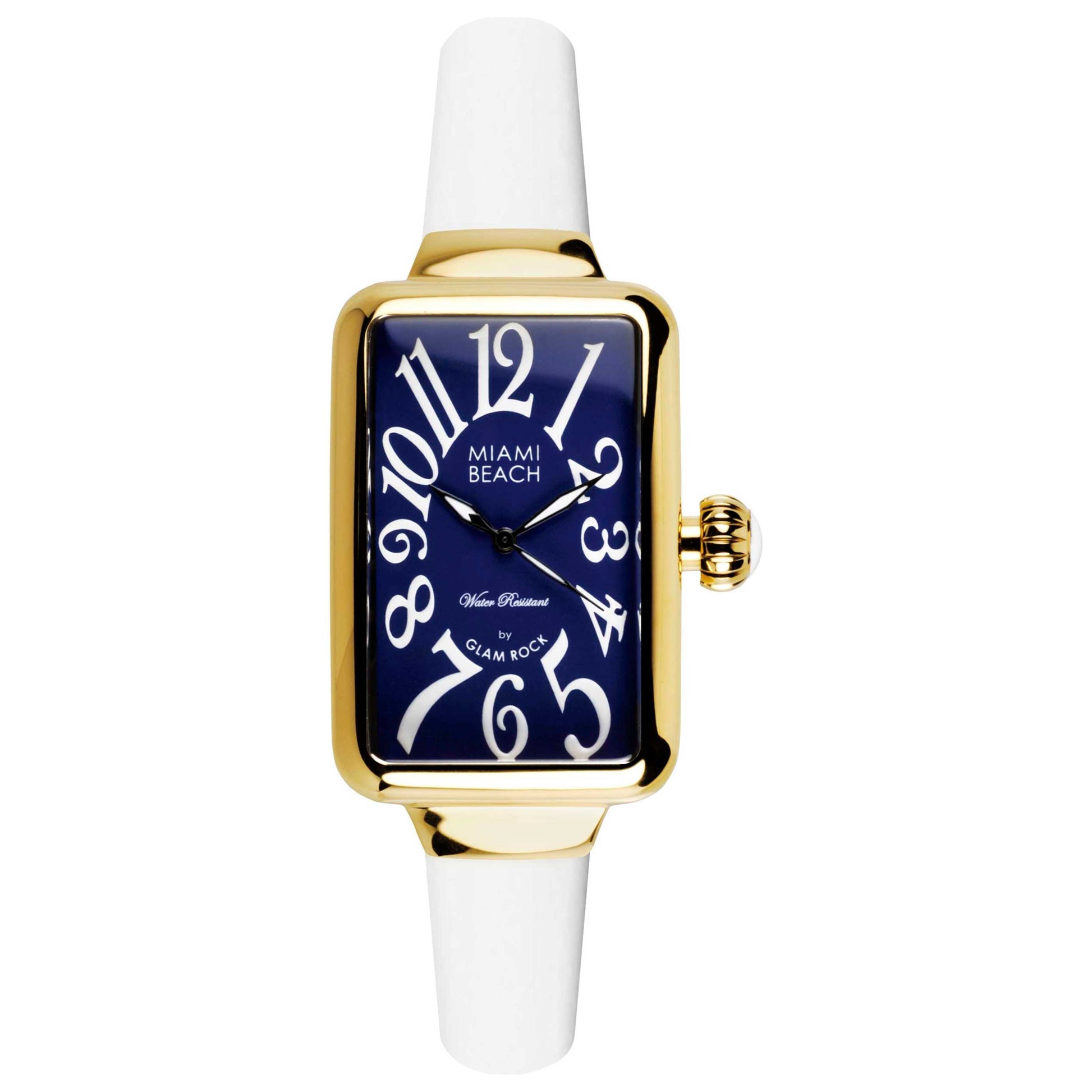 Front view of Glam Rock Miami Beach Art Deco Women's Quartz Watch MBD27133