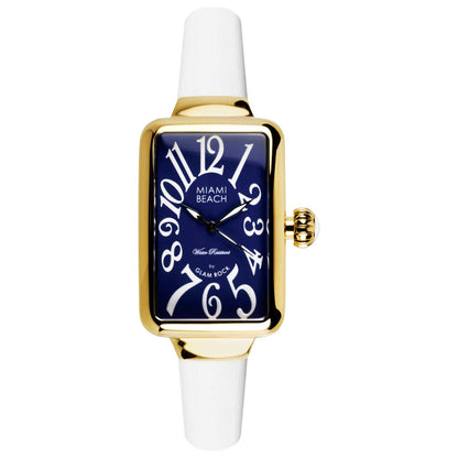 Front view of Glam Rock Miami Beach Art Deco Women's Quartz Watch MBD27133