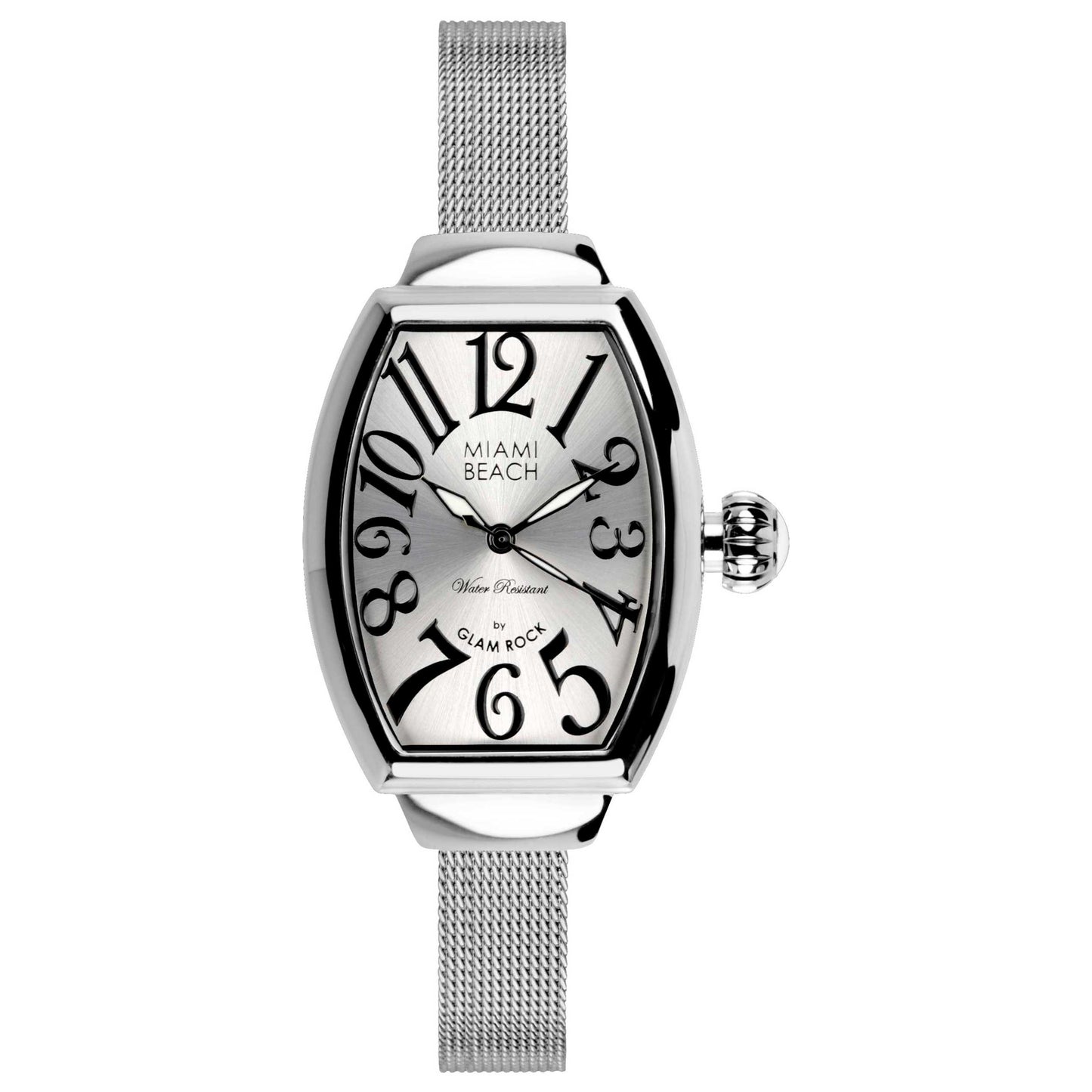 Front view of Glam Rock Miami Beach Art Deco Women's Quartz Watch MBD27142