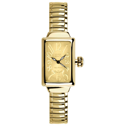 Front view of Glam Rock Miami Beach Art Deco Women's Quartz Watch MBD27154